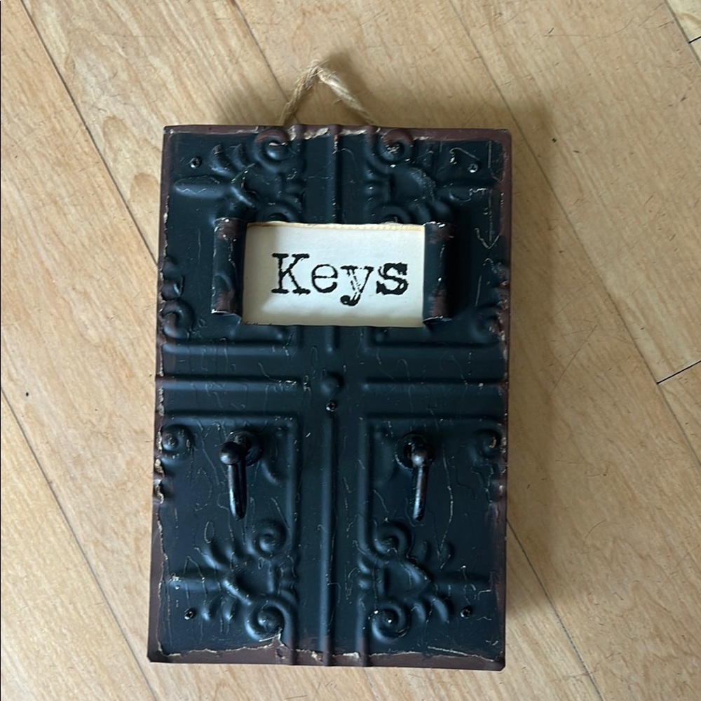 Pottery Barn Black and Brown Victorian Wall Hooks